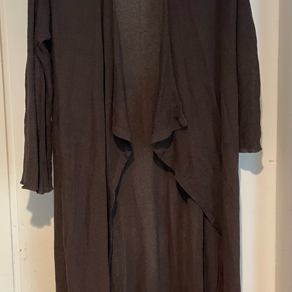 Zara Dark Brown Knit Cardigan